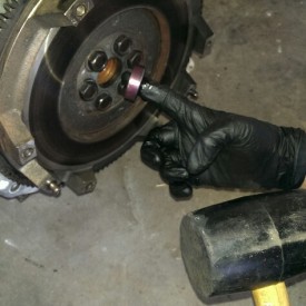 Pilot bearing with grease