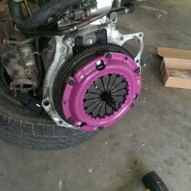 Pressure plate installed