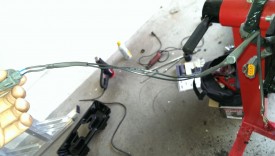 Heat shrink and soldering all done