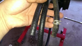 Fuel line can replace the throttle body coolant lines