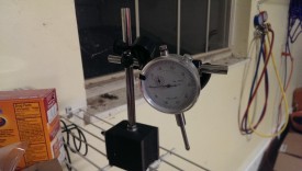 Dial indicator with magnetic base, Harbor Freight special