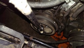 Tap the crank lightly to seat it