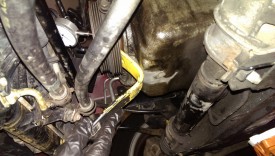 Pry very gently on the crank - it's only going to move a small fraction of an inch