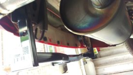 This is where the hitch will be installed