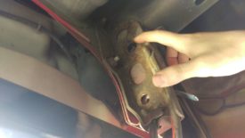The target bolt holes