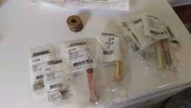 You need to buy new installation hardware