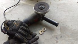 Two of the washers won't quite fit without a flat spot