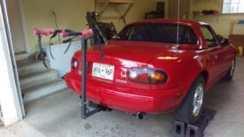 Miata Hitch Installation