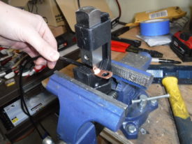 This thing can be used with a vise to crimp large gauge wires