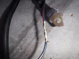 Soldered this connection, although arguably a crimp would be better