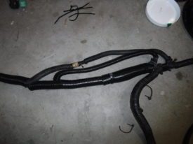 Some wire loom and tape to protect against abrasion