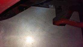 I cut the side panels to clear my oversized sway bars