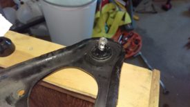 A-arm with the boot removed