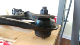 Using a washer and nut to start the boot