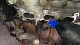 Plastic scraper prevents gouging