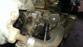 Water pump easily unbolts