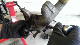 Removing remaining lines from water pump
