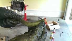 New o-ring on one of the lines to the pump