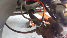 Slightly different fitting on the caliper