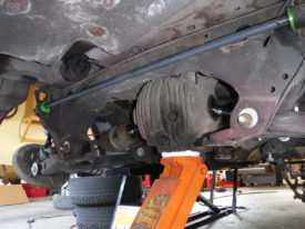 Support the diff with a floor jack