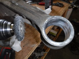 Clean and ready for new bushings
