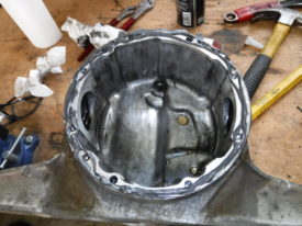 Not my best RTV job, but got full coverage around the bolt holes