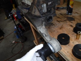 Large part of bushing pushes in from the top