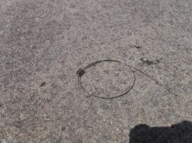 I don't know what the technical term is, but I'll call this a fish wire