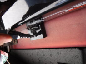 Yanked it out with some needle nose pliers