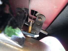 Make sure you orient the washer and bolt correctly