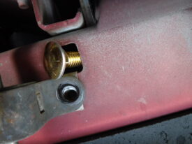 The bolt will slide through afterwards