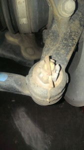 Castle nut and cotter pin