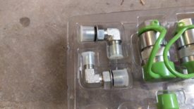 The frames use elbow adapter fittings