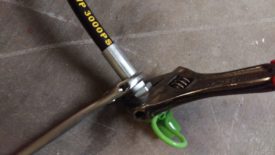 Gently snug it up with two wrenches