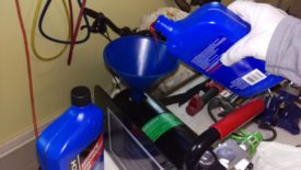 Use a small funnel
