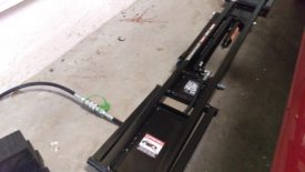 Other frame with hoses connected