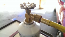 Can tap hooked up
