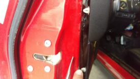 Pry on the door card