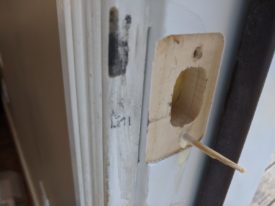 Skewer in place