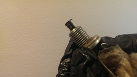 The oil plug was loaded with metal shavings