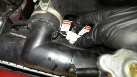 AC fan plug, passenger side
