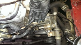 Remove the power steering wire
