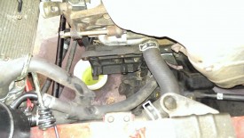AC compressor location after removal