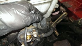 Unplug the crankshaft position sensor, 96-97 only