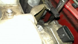 The CAS has one bolt used for adjustment at the back that has to be removed