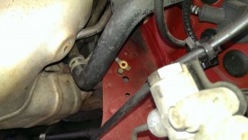 Ground wire on driver's side