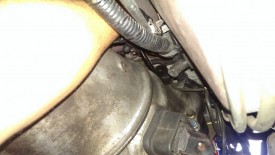 Upper clutch line bracket, can be tough to get to