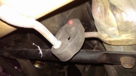 Exhaust hangers simply pull off