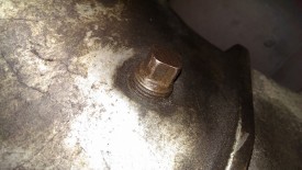 Transmission fill plug takes 9/16" double square socket