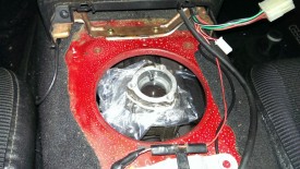 You can cover the shifter turret with plastic and a rubber band